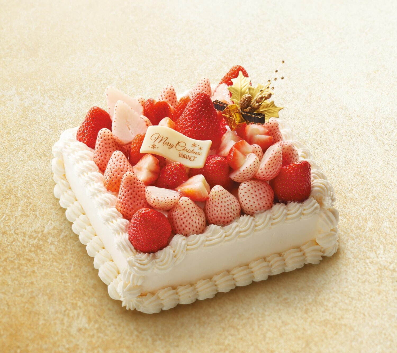 京王百貨店22年クリスマスケーキ、”真っ赤”ないちごムースケーキ白熊型チーズケーキ - ファッションプレス