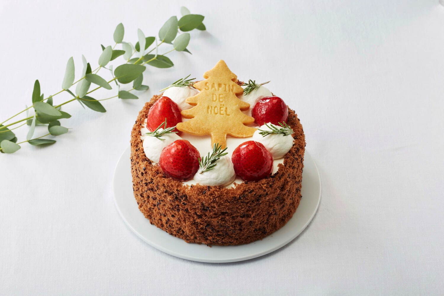 東武百貨店 池袋本店22年クリスマスケーキ、まるで”アート”いちご型チョコのショートケーキ｜写真9