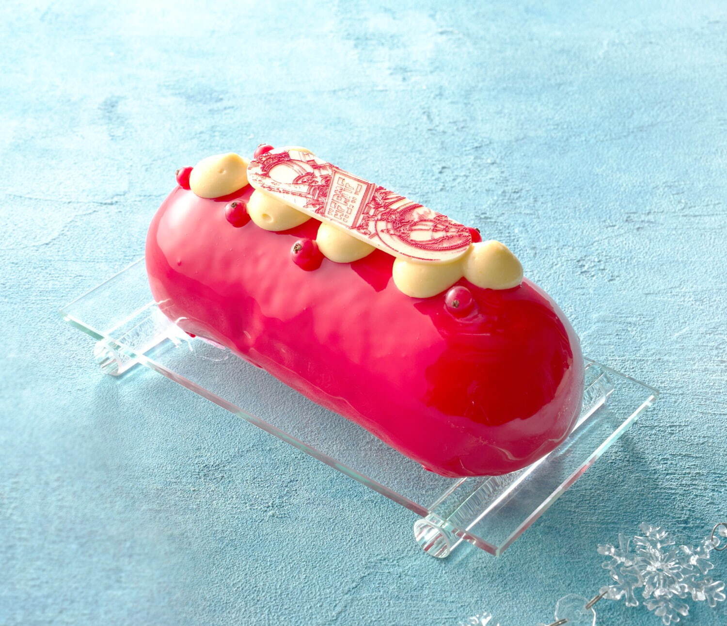 東武百貨店 池袋本店22年クリスマスケーキ、まるで”アート”いちご型チョコのショートケーキ｜写真14