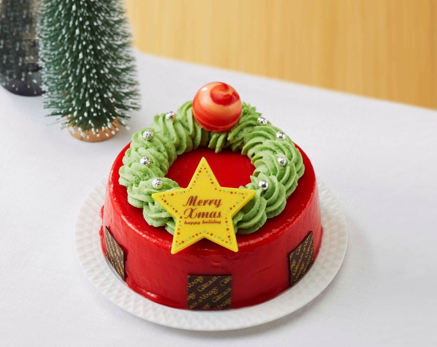 東武百貨店 池袋本店22年クリスマスケーキ、まるで”アート”いちご型チョコのショートケーキ｜写真15