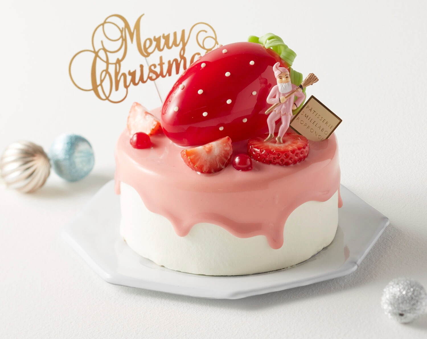 東武百貨店 池袋本店22年クリスマスケーキ、まるで”アート”いちご型チョコのショートケーキ｜写真3