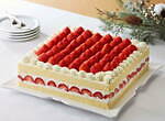 東武百貨店 池袋本店22年クリスマスケーキ、まるで”アート”いちご型チョコのショートケーキ｜写真5