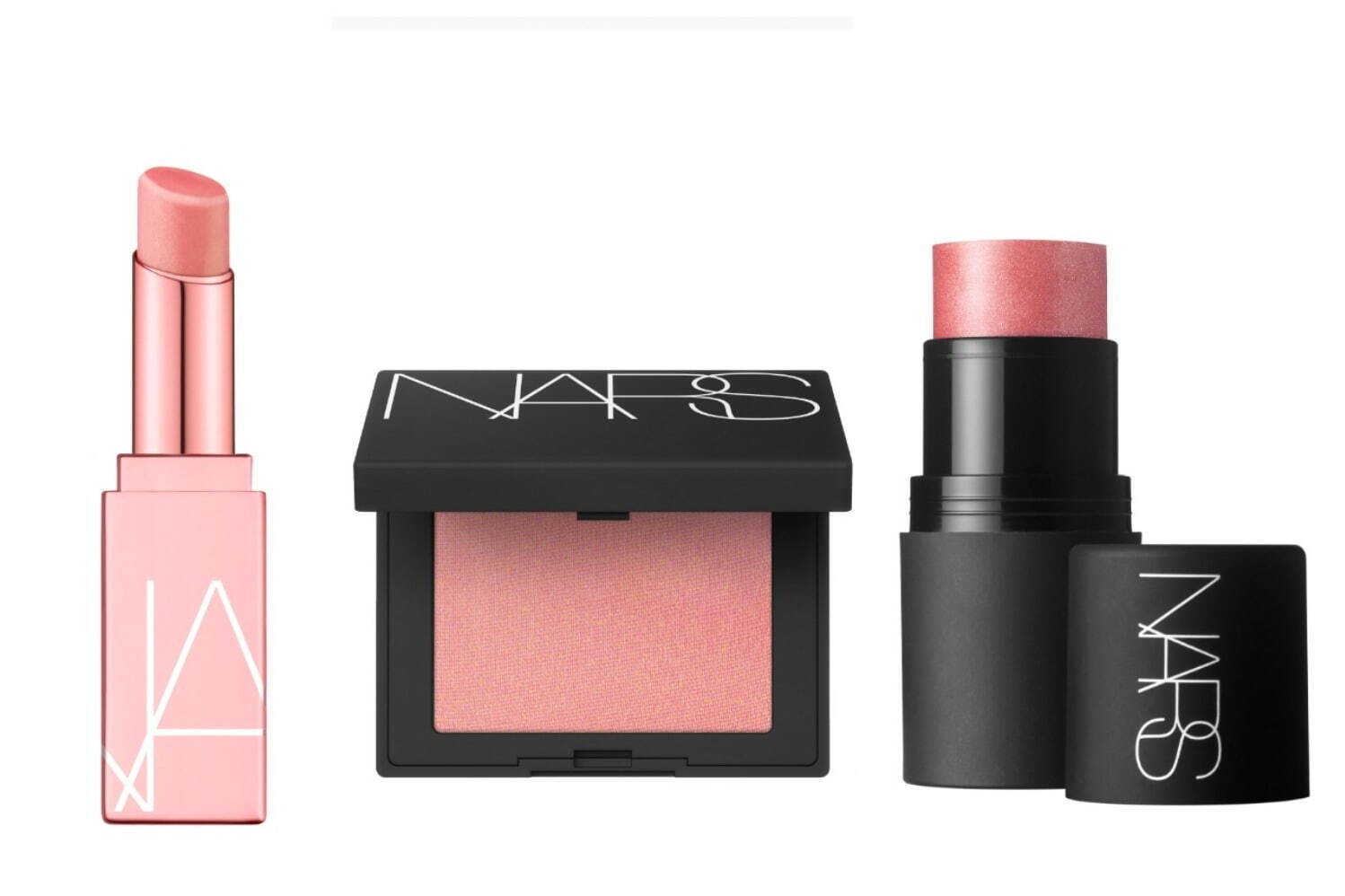 「NARS オーガズム トリプルスレット チーク＆リップセット」6,380円
※NARSカウンター、NARS取扱各ECサイト、アットコスメショッピング、NARS ビューティ・スクエア、NARS Cosmetics オフィシャルサイト限定発売