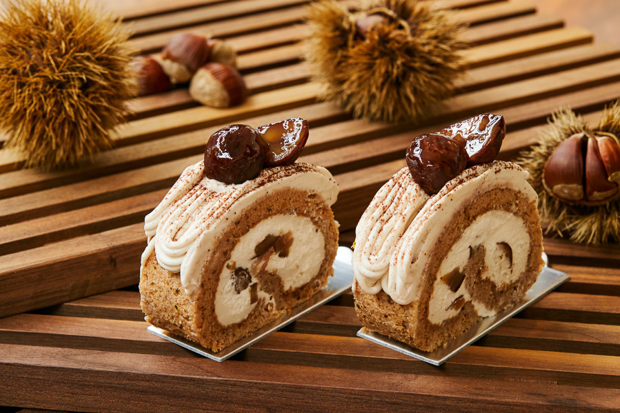 マロンロールケーキ 700円