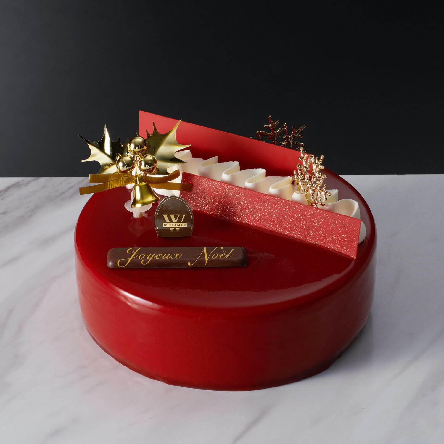 ヴィタメールのクリスマス22年、ブーツチョコ添えムースケーキ＆もみの木モチーフのピスタチオケーキ｜写真6