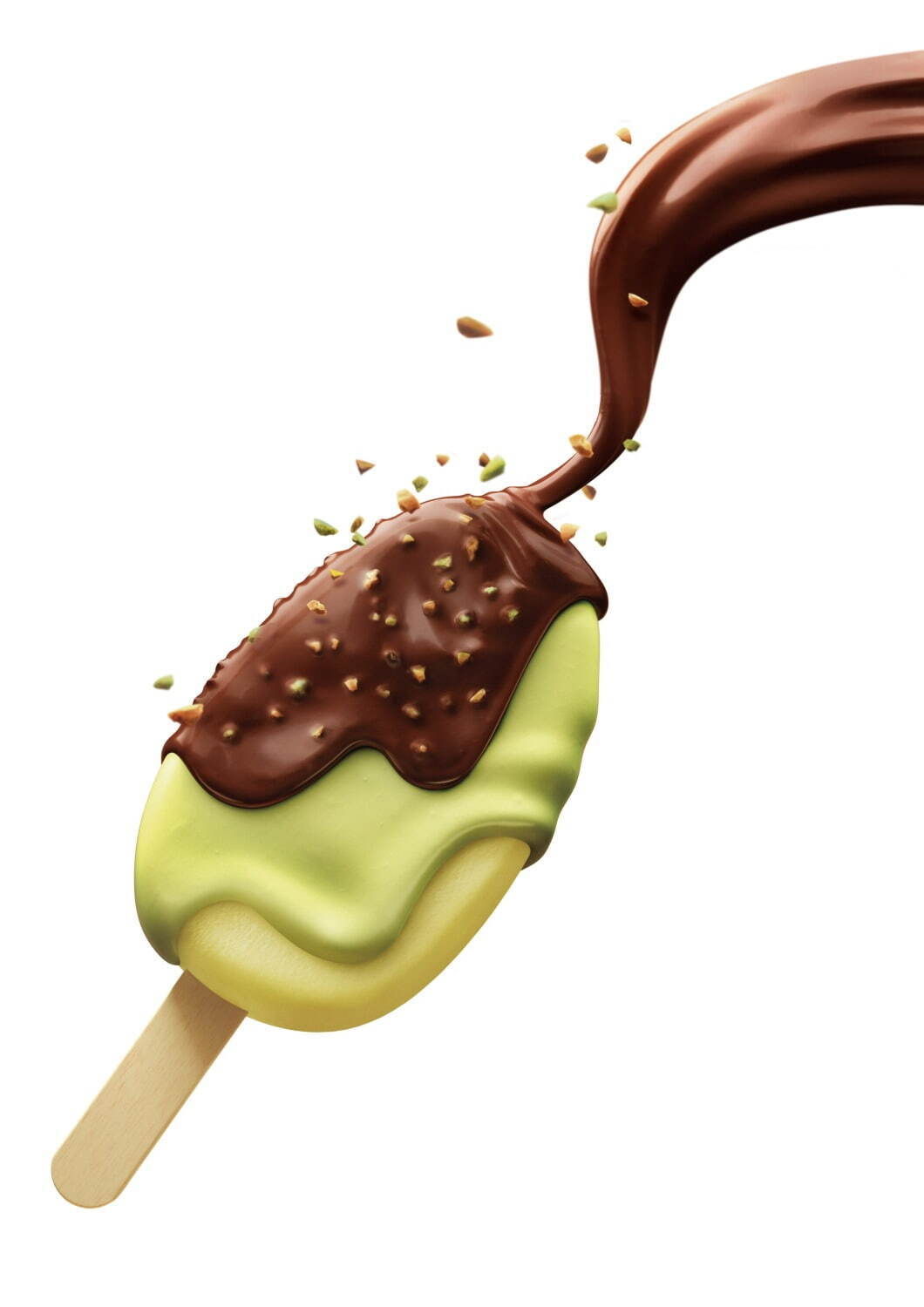「パルムダブルチョコ ピスタチオ＆チョコレート」再び、2層チョココーティングの人気アイス｜写真1