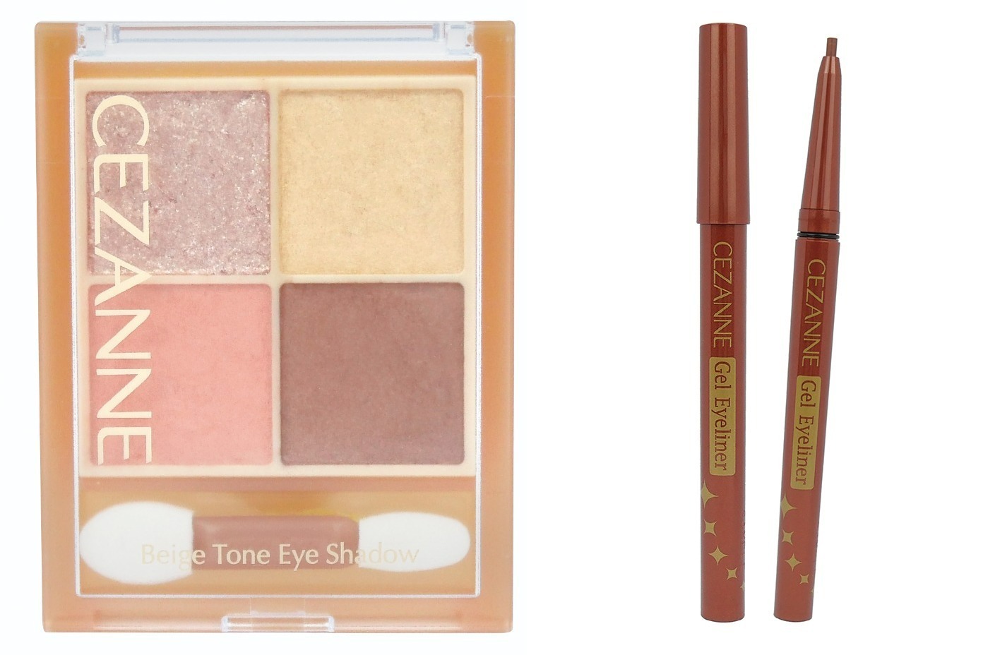 マットネイル｜セザンヌ23年春コスメ、“ミモザベージュ”のパステル4色アイパレ＆濃密ジェルアイライナー新色