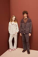 スナイデル ホーム“とろけるチョコ”モチーフのルームウェア、チョコボタン付きカーデ＆チョコ柄ワンピ｜写真11