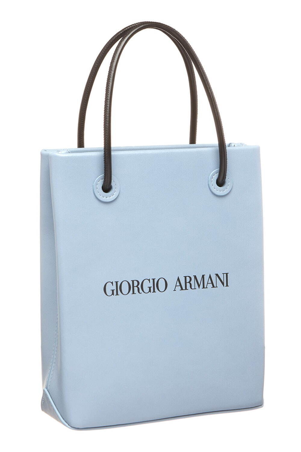 ジョルジオ アルマーニからペールブルーの“ショッピングバッグ