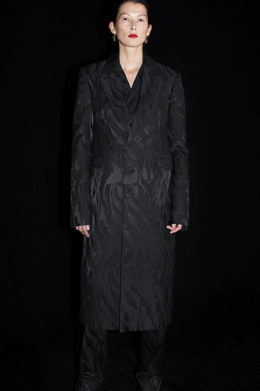 JACQUARD TAILORED COAT 132,000円