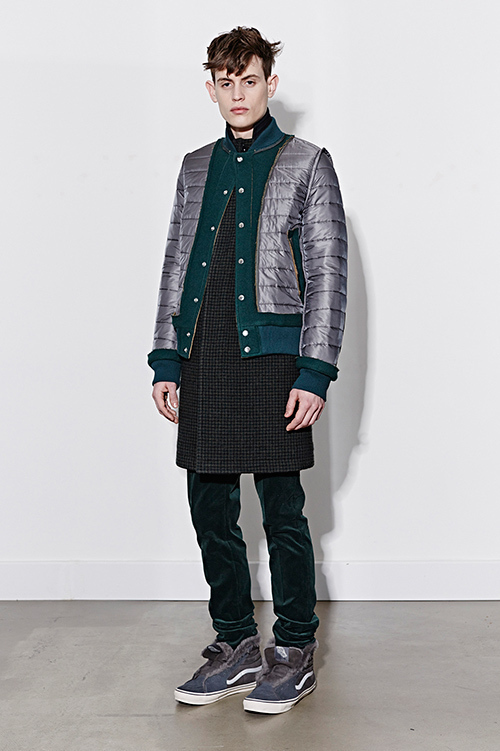 SACAI サカイ 2014AW 厚手 ローゲージニットコート グレー