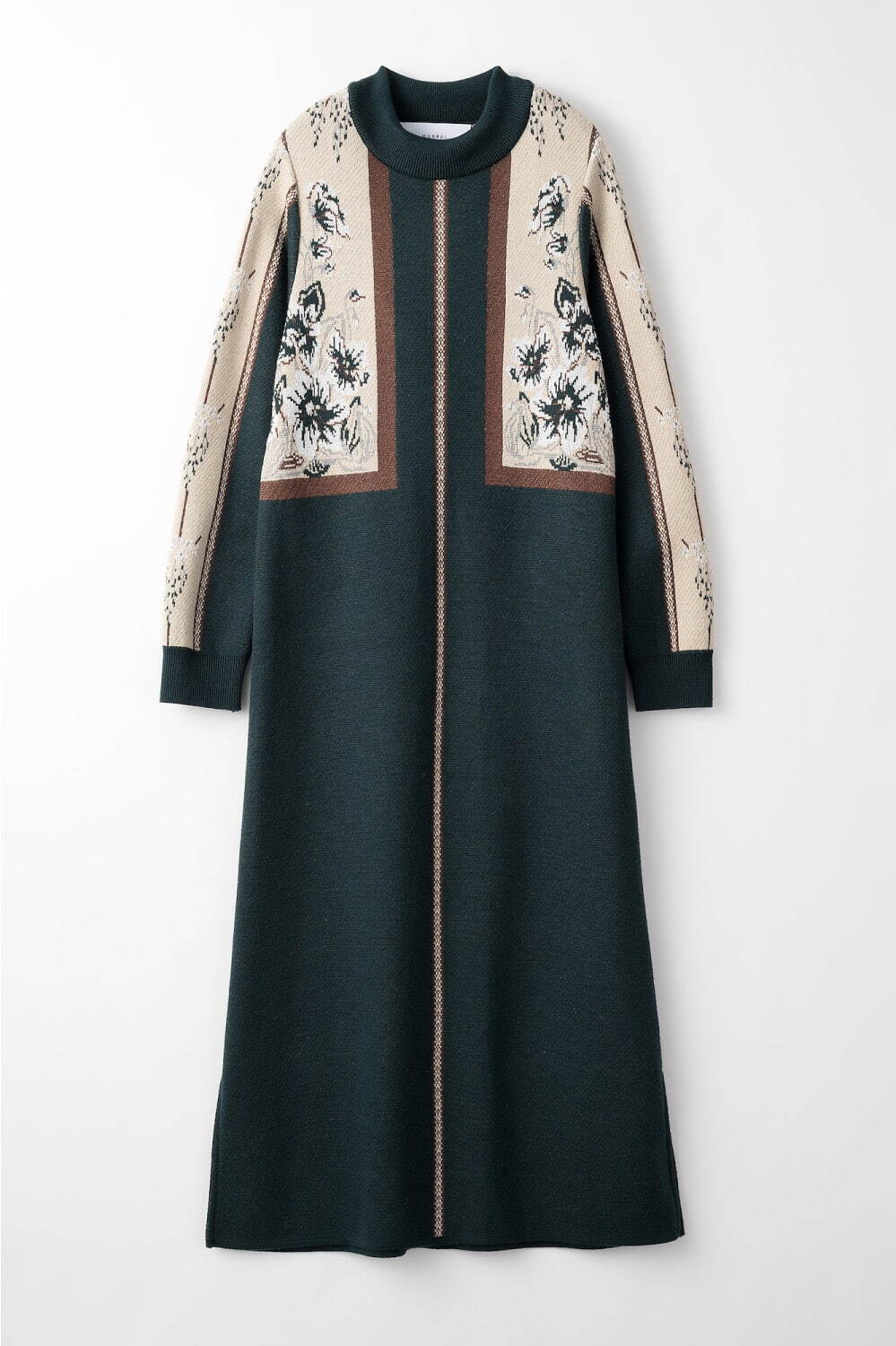 Framed flower knit dress 42,900円