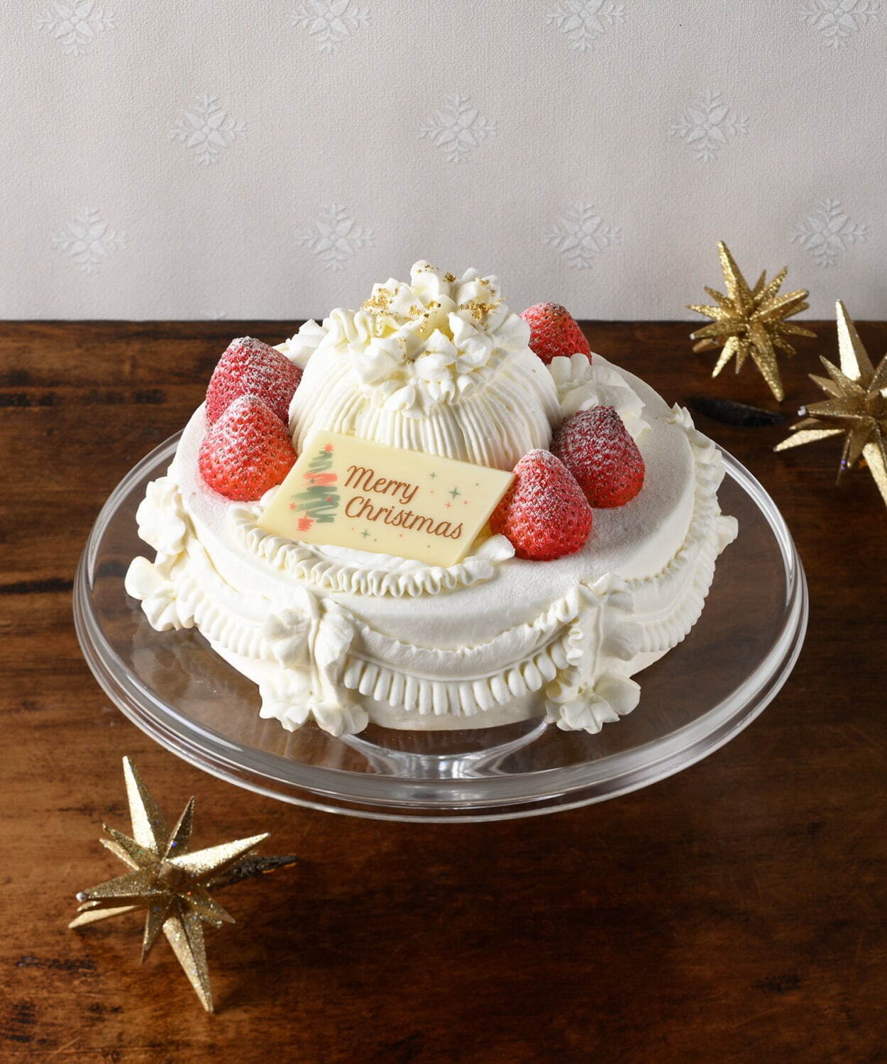 日本橋三越本店22年クリスマスケーキ、”サンタの家”ショートケーキ