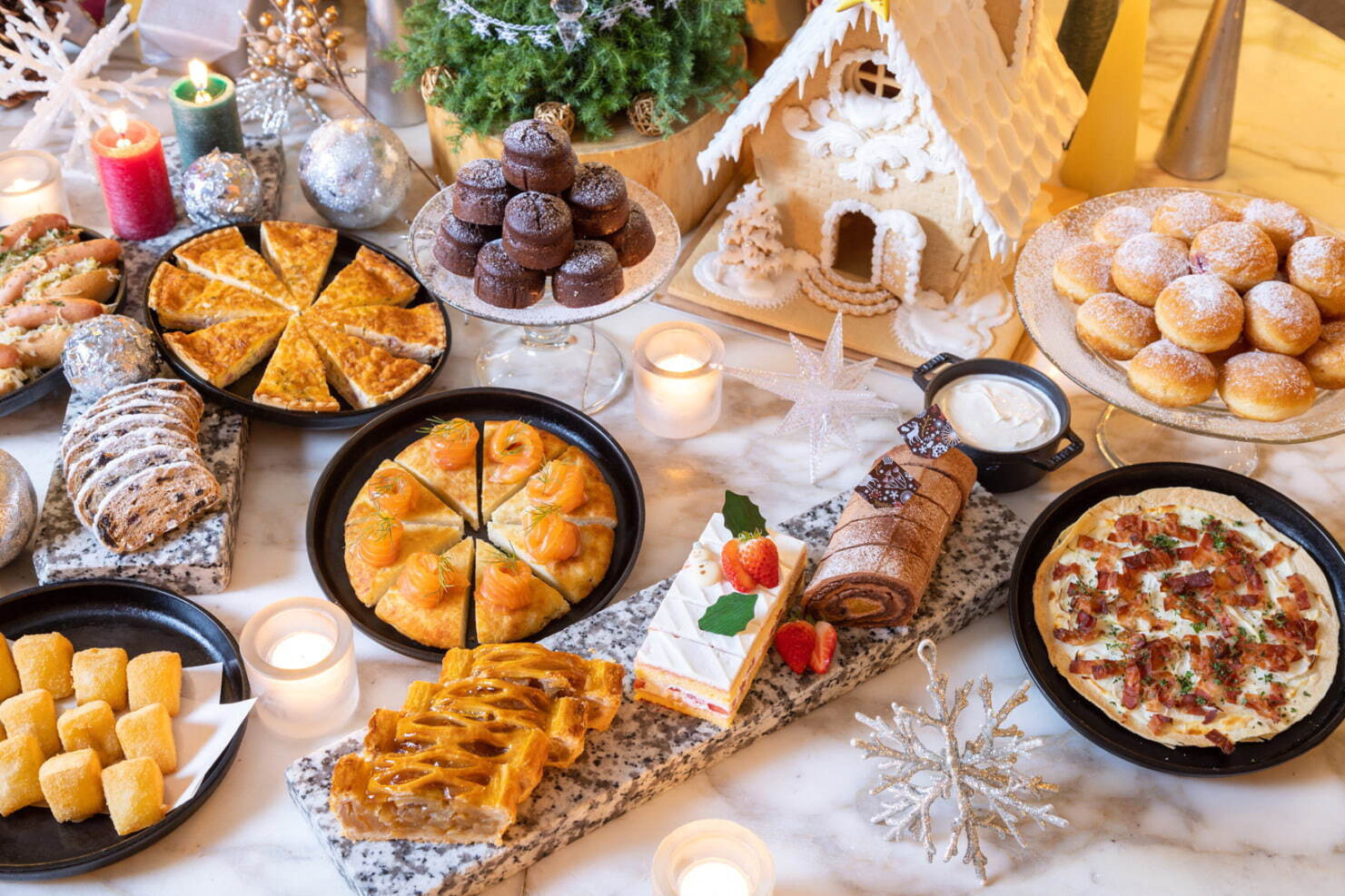 マーケット｜グランド ハイアット 東京“ブッフェスタイル”で楽しむ「クリスマスマーケット アフタヌーンティー」
