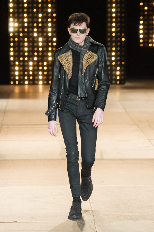 サンローラン(Saint Laurent) 2014-15年秋冬メンズコレクション シルエット - 写真11