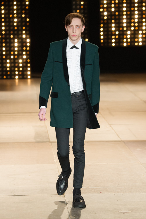 サンローラン(Saint Laurent) 2014-15年秋冬メンズコレクション シルエット - 写真12