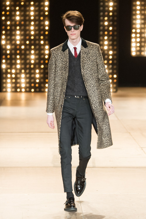 サンローラン(Saint Laurent) 2014-15年秋冬メンズコレクション シルエット - 写真16