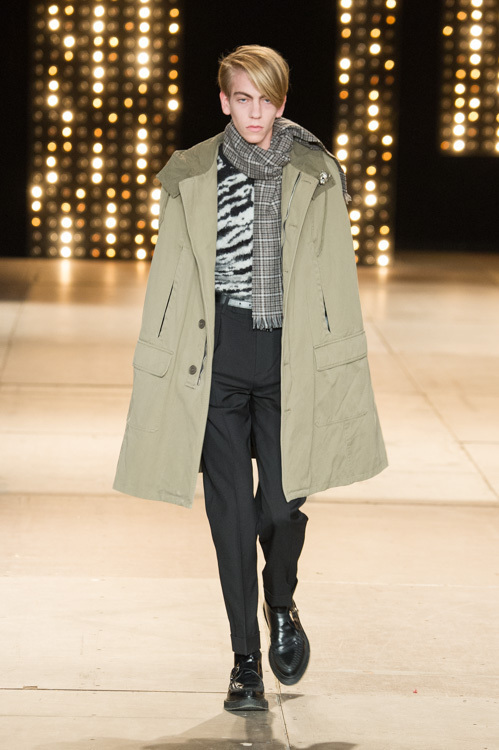 サンローラン(Saint Laurent) 2014-15年秋冬メンズコレクション シルエット - 写真21