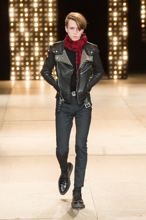 サンローラン(Saint Laurent) 2014-15年秋冬メンズコレクション シルエット - 写真22