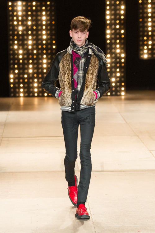 サンローラン(Saint Laurent) 2014-15年秋冬メンズコレクション シルエット - 写真34