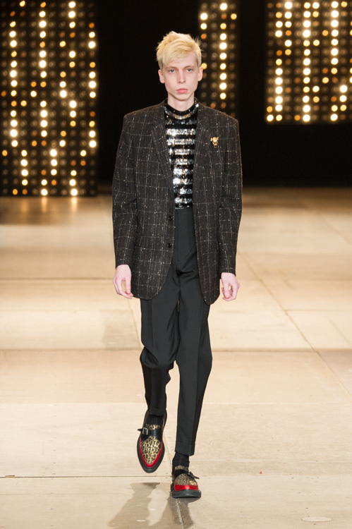 サンローラン(Saint Laurent) 2014-15年秋冬メンズコレクション シルエット - 写真35