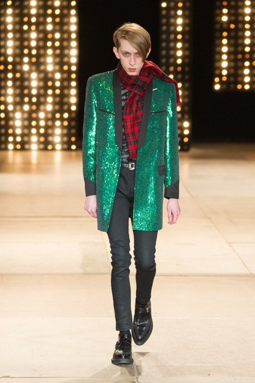 サンローラン(Saint Laurent) 2014-15年秋冬メンズコレクション シルエット - 写真36