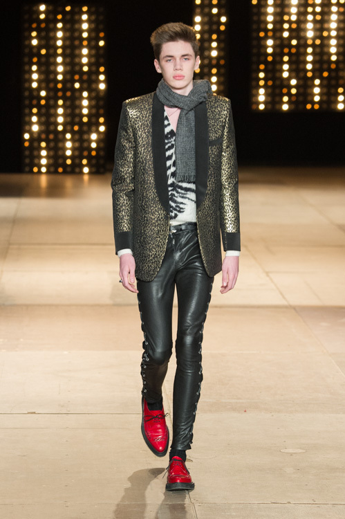 サンローラン(Saint Laurent) 2014-15年秋冬メンズコレクション シルエット - 写真37