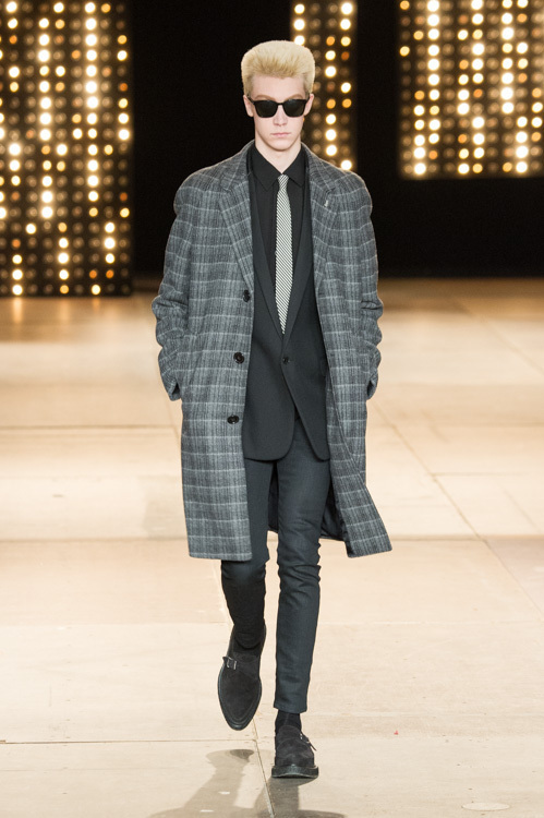 サンローラン(Saint Laurent) 2014-15年秋冬メンズコレクション シルエット - 写真41