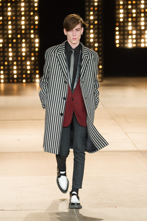 サンローラン(Saint Laurent) 2014-15年秋冬メンズコレクション シルエット - 写真45