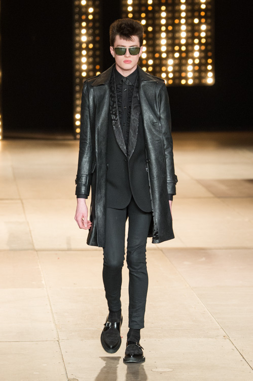 サンローラン(Saint Laurent) 2014-15年秋冬メンズコレクション シルエット - 写真47