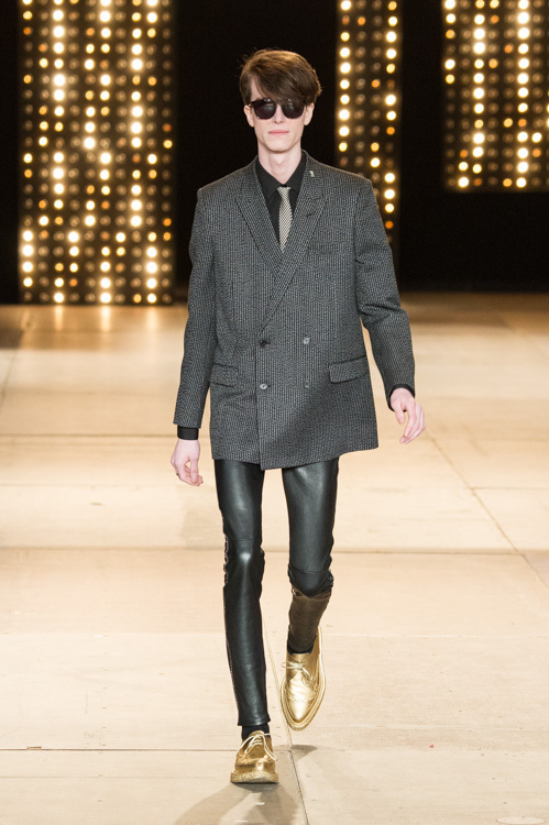 サンローラン(Saint Laurent) 2014-15年秋冬メンズコレクション シルエット - 写真49