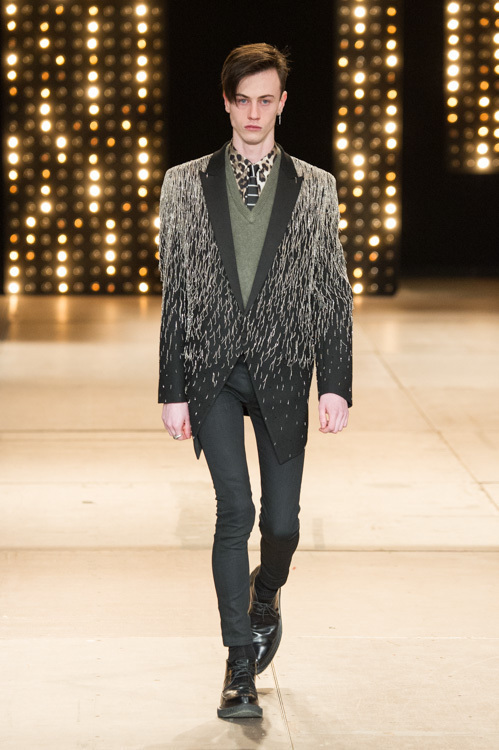 サンローラン(Saint Laurent) 2014-15年秋冬メンズコレクション シルエット - 写真50