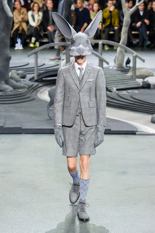 トム ブラウン(THOM BROWNE) 2014-15年秋冬メンズコレクション シルエット - 写真2