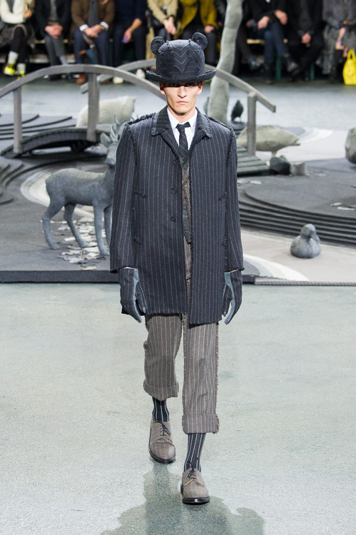 トム ブラウン(THOM BROWNE) 2014-15年秋冬メンズコレクション シルエット - 写真4