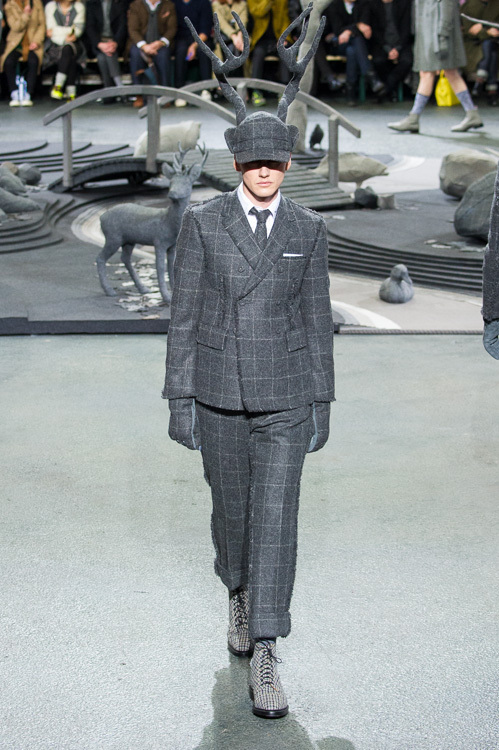 トム ブラウン(THOM BROWNE) 2014-15年秋冬メンズコレクション シルエット - 写真5