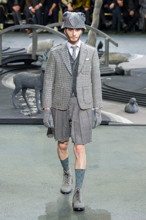 トム ブラウン(THOM BROWNE) 2014-15年秋冬メンズコレクション シルエット - 写真9