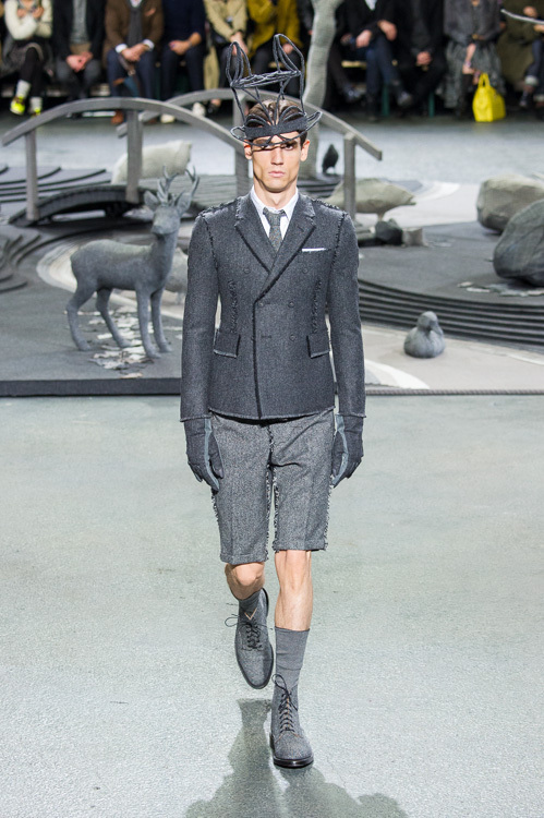 トム ブラウン(THOM BROWNE) 2014-15年秋冬メンズコレクション シルエット - 写真14