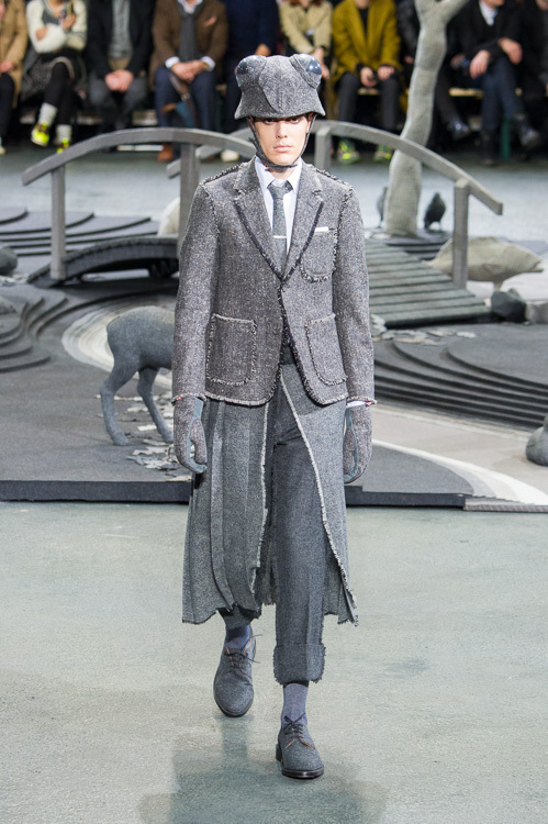 トム ブラウン(THOM BROWNE) 2014-15年秋冬メンズコレクション シルエット - 写真17