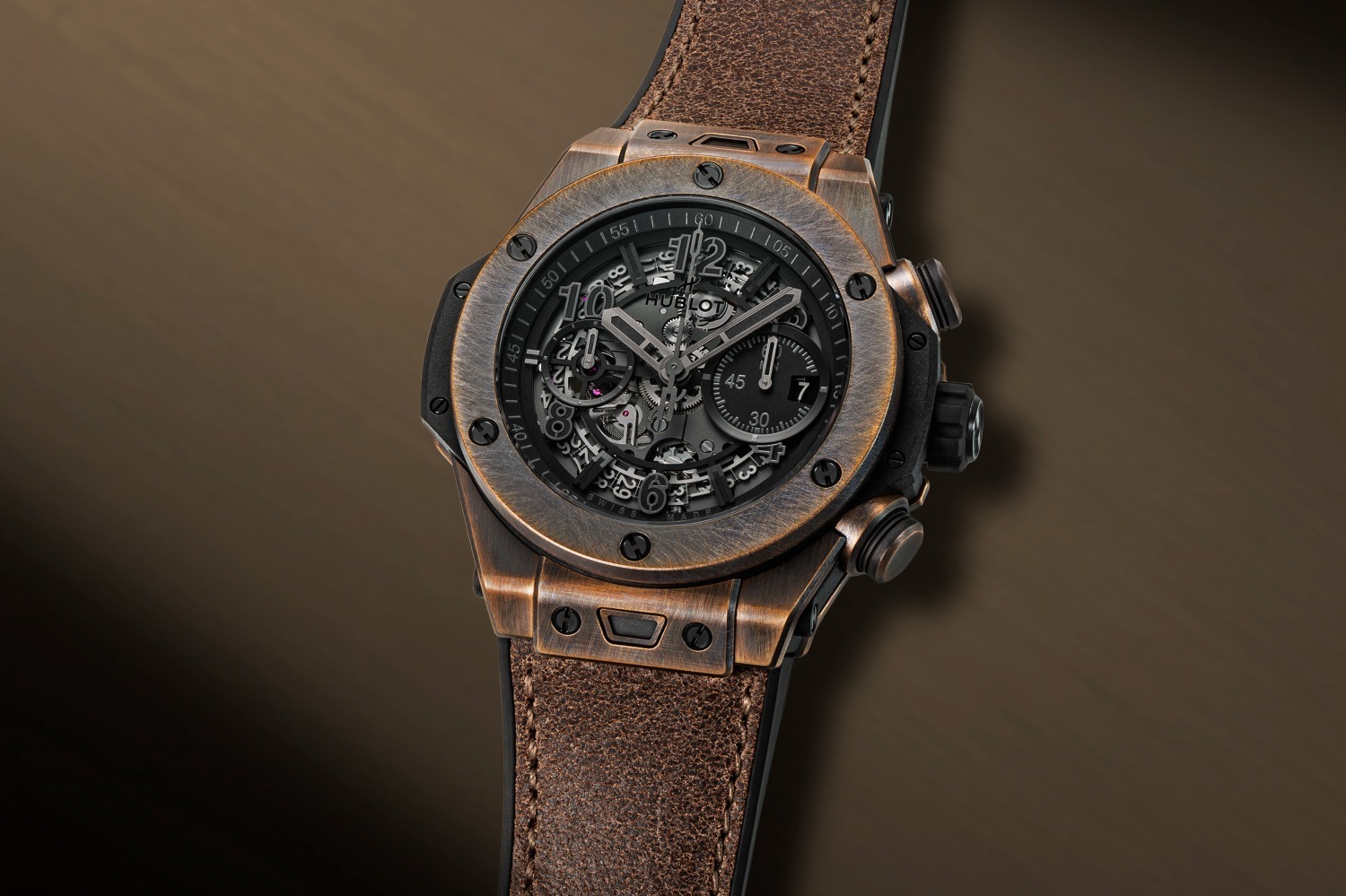 ウブロの日本限定腕時計「ビッグ・バン ウニコ ブロンズ」“経年変化する”ブロンズケース＆ベゼル