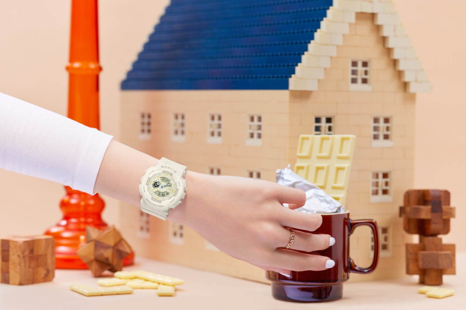 BABY-Gからチョコレートモチーフの新作腕時計、板チョコ柄の文字板｜写真5