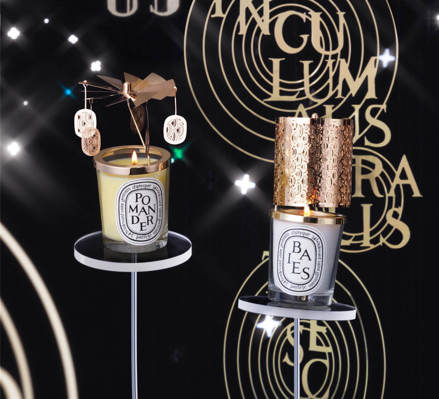 Diptyque クリスマス限定 キャンドル3種入り　70g×18個