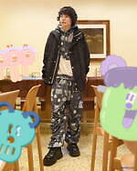 ランド バイ ミルクボーイ“ちょっぴりホラー”なベア柄MA-1、台湾のアーティストとコラボ｜写真12