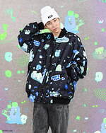 ランド バイ ミルクボーイ“ちょっぴりホラー”なベア柄MA-1、台湾のアーティストとコラボ｜写真20