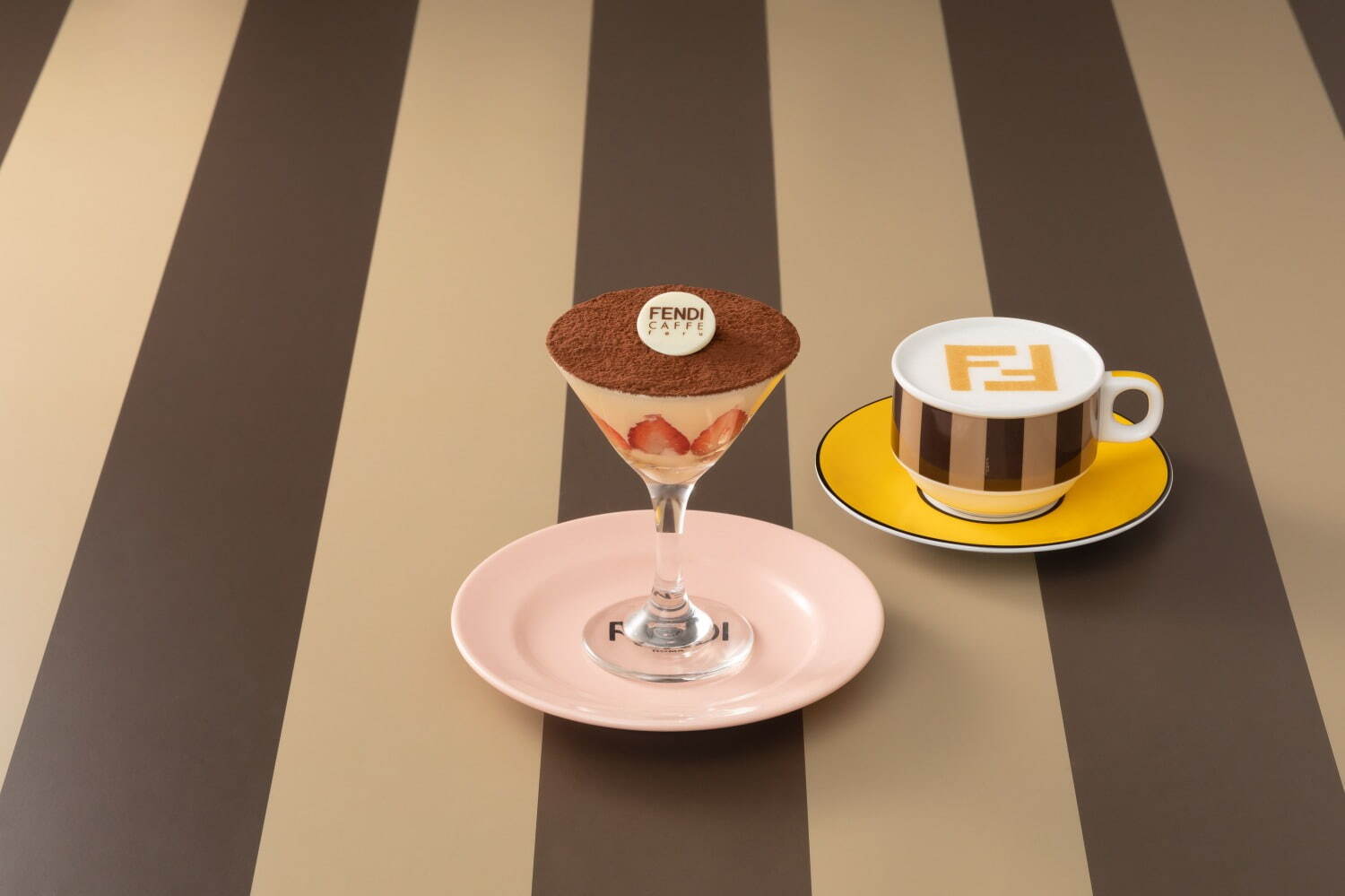 【美品】FENDI コーヒーモチーフ