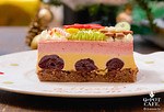 Q-pot CAFE.のクリスマスケーキ2022、“テディベア”を飾り付けたリースケーキ｜写真4