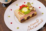 Q-pot CAFE.のクリスマスケーキ2022、“テディベア”を飾り付けたリースケーキ｜写真3