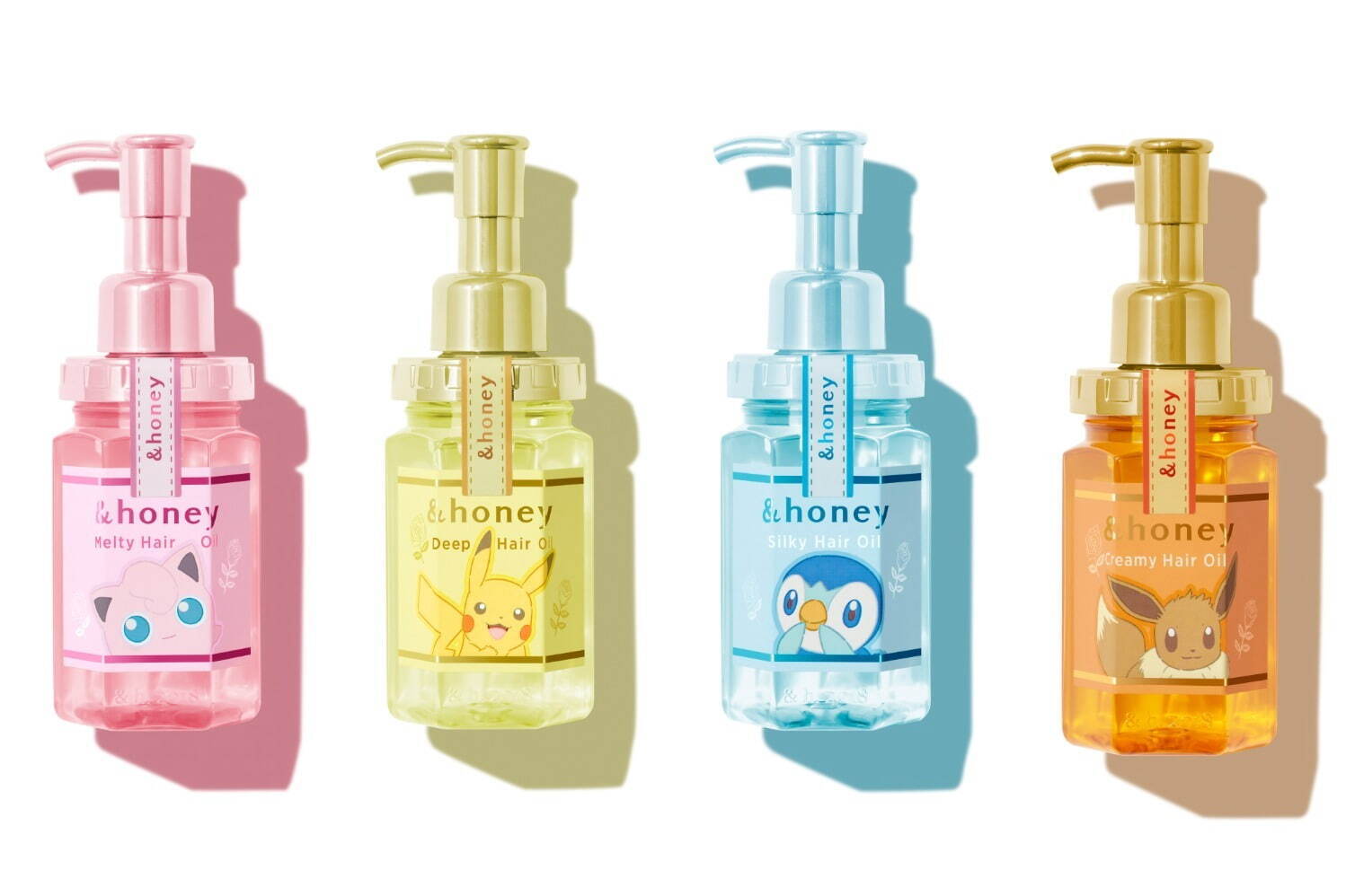 アンドハニー ポケモン ヘアオイル 100mL 全4種 1,540円