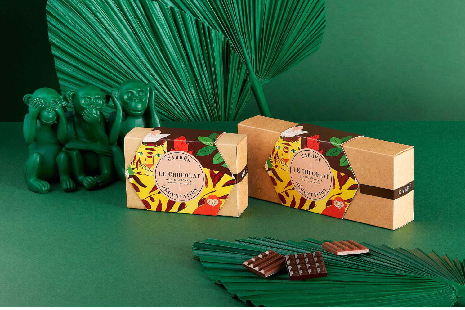 ル・ショコラ・アラン・デュカスの22年クリスマス、“動物”モチーフのショコラ＆アドベントカレンダー