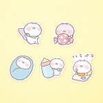 「ちびちびうさまるカフェ」すやすや眠る“ちびちびうさまる”のクレープなど、池袋・名古屋・大阪で｜写真21