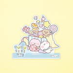 「ちびちびうさまるカフェ」すやすや眠る“ちびちびうさまる”のクレープなど、池袋・名古屋・大阪で｜写真18